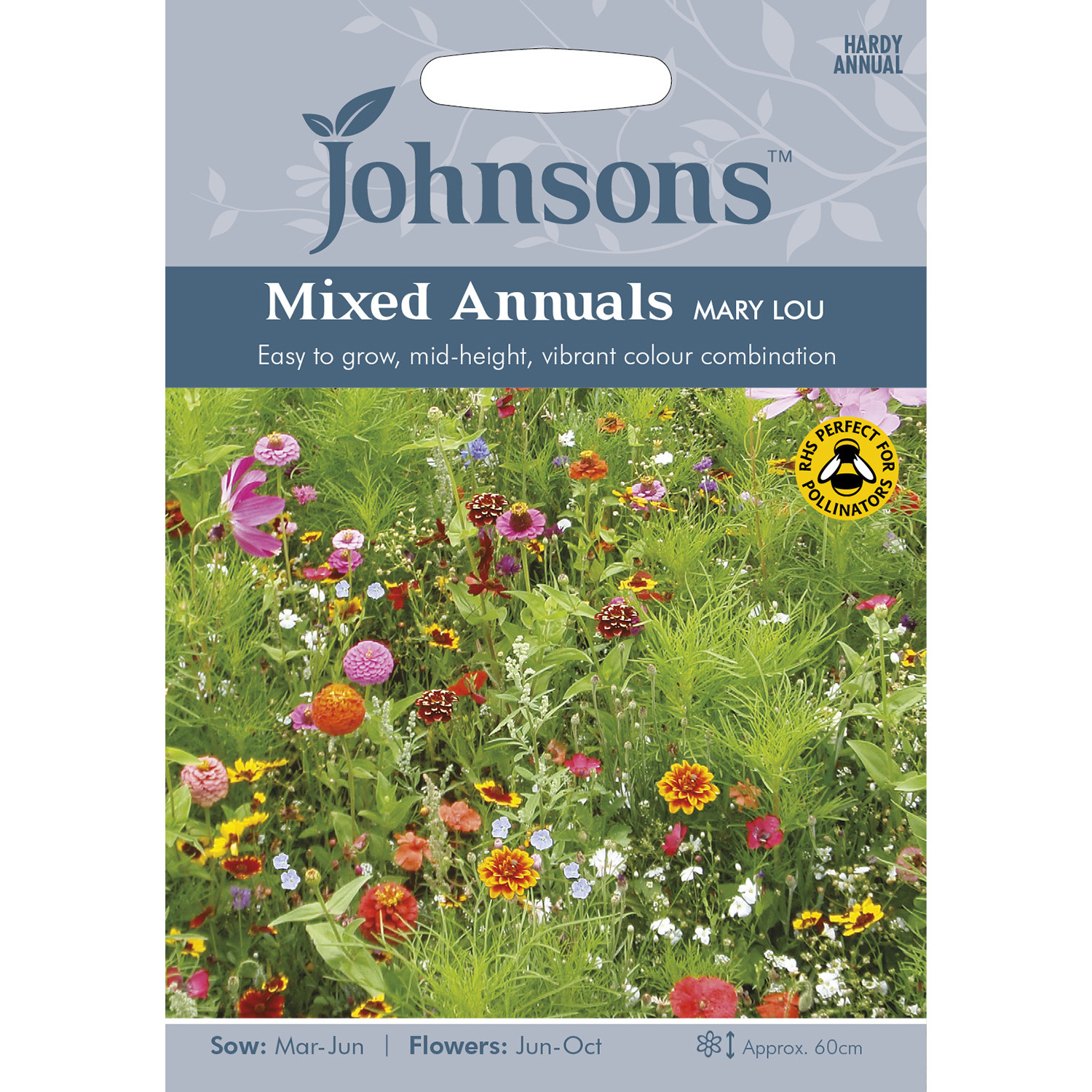 Johnsons Mary Lou Mixed Annuals Flower Seeds Image 2