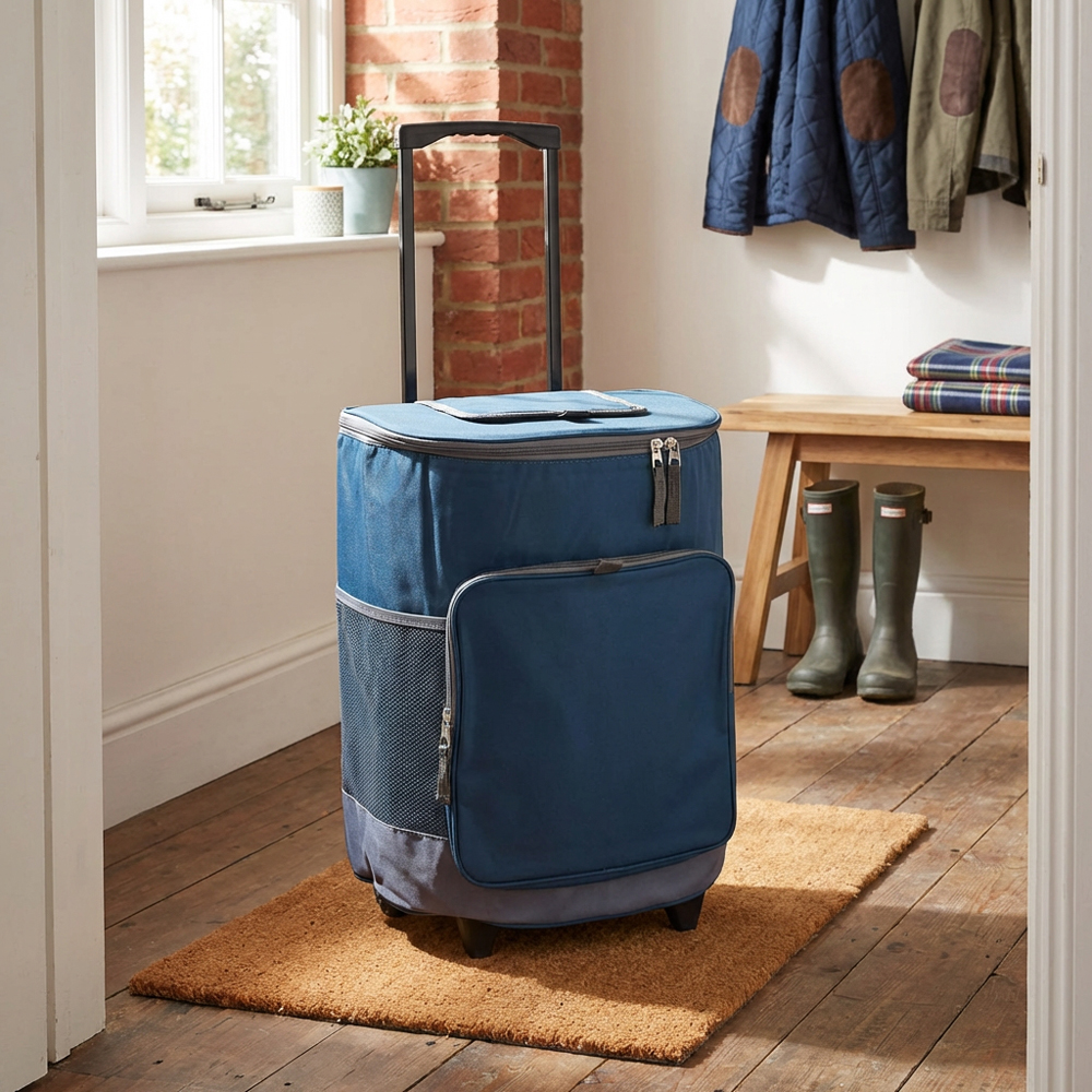 Cooler Bag Trolley Blue Image 7