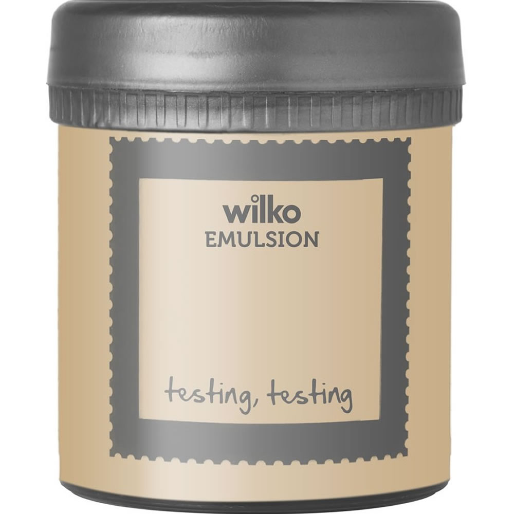 Wilko Soft Hessian Emulsion Paint Tester Pot 75ml Image 1