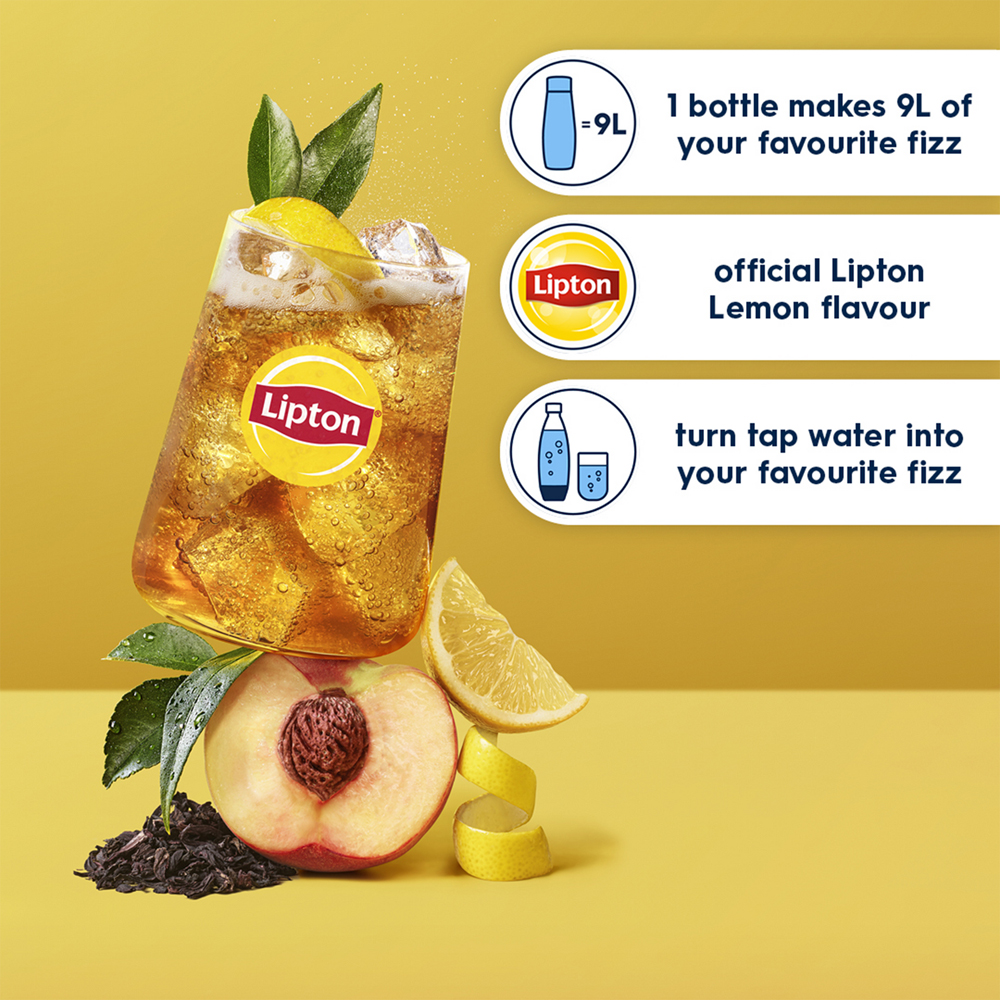 SodaStream Lipton Iced Tea Syrup Lemon Image 2