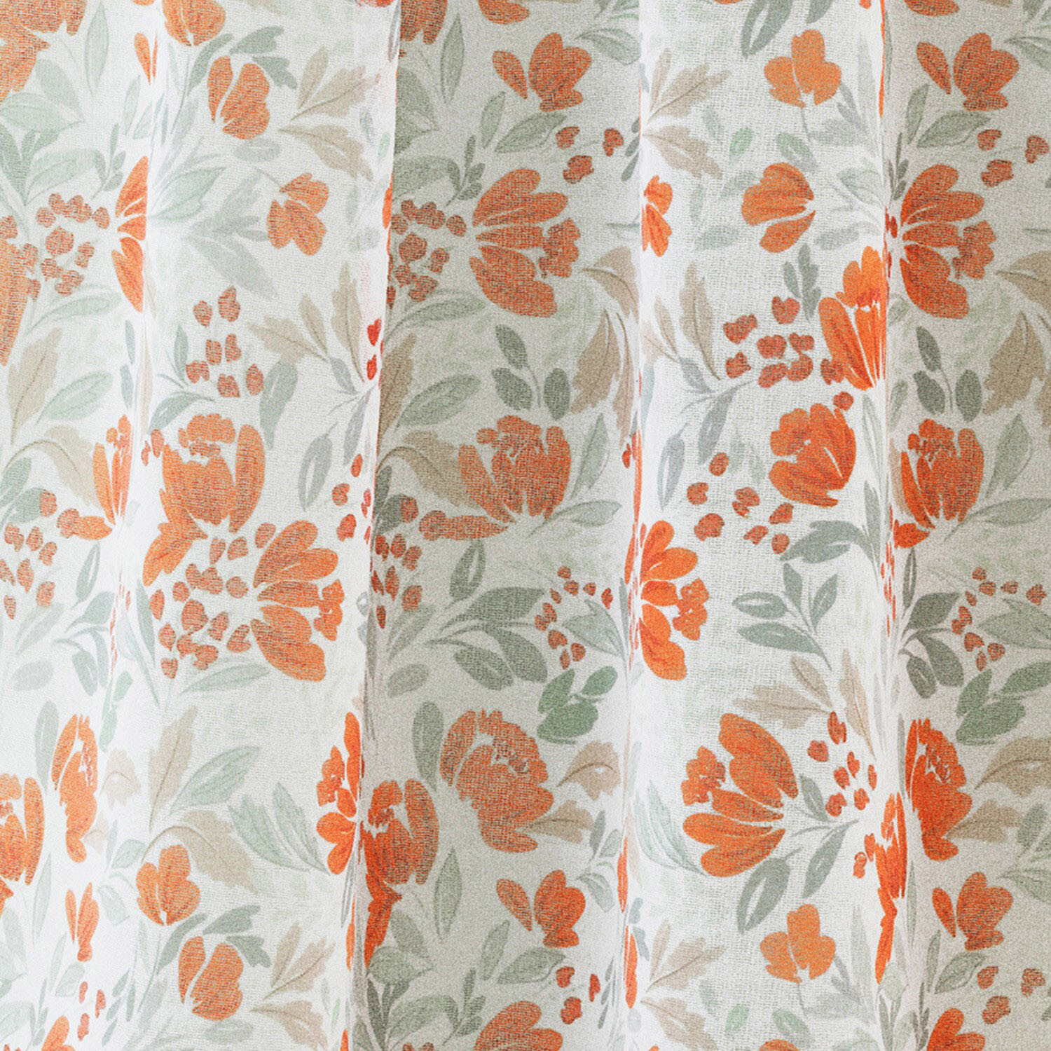 Mia Curtain Panel Burnt Orange 229cm Image 3