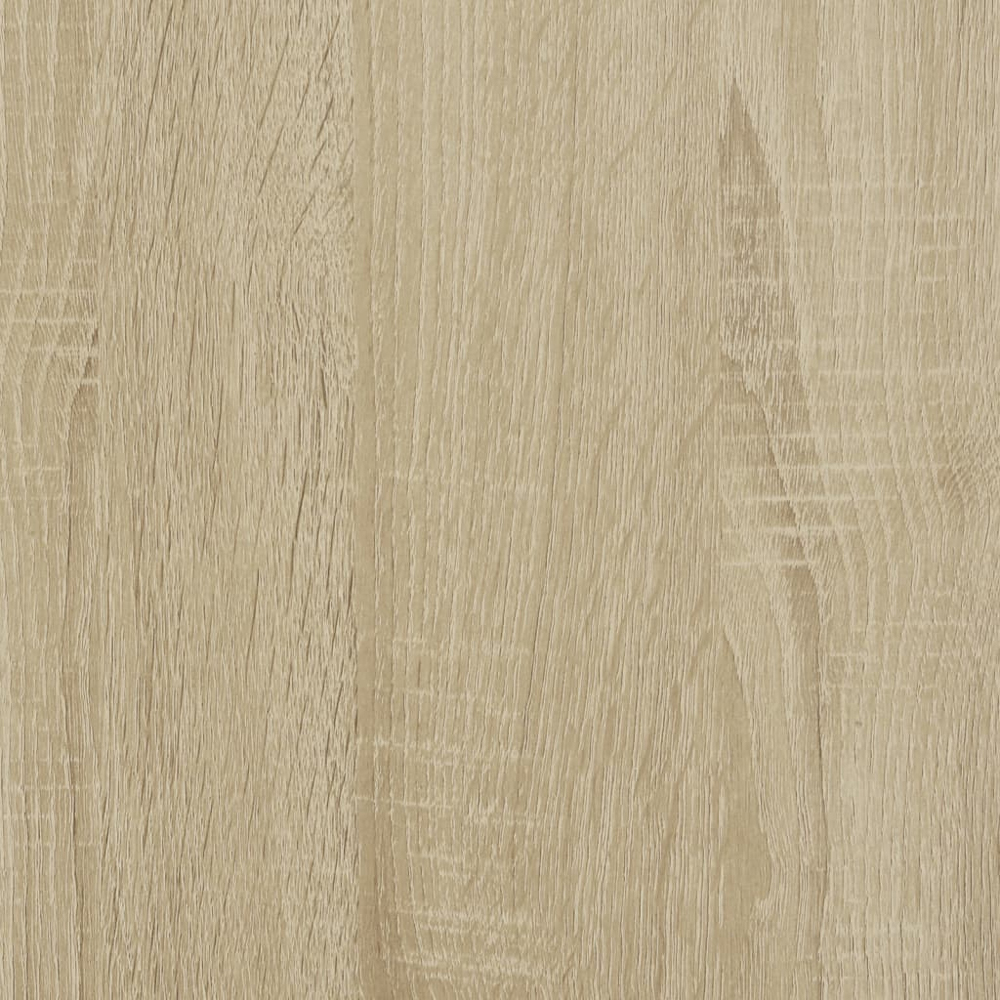 vidaXL Single Door 3 Drawer 2 Shelf Sonoma Oak Sideboard Image 7