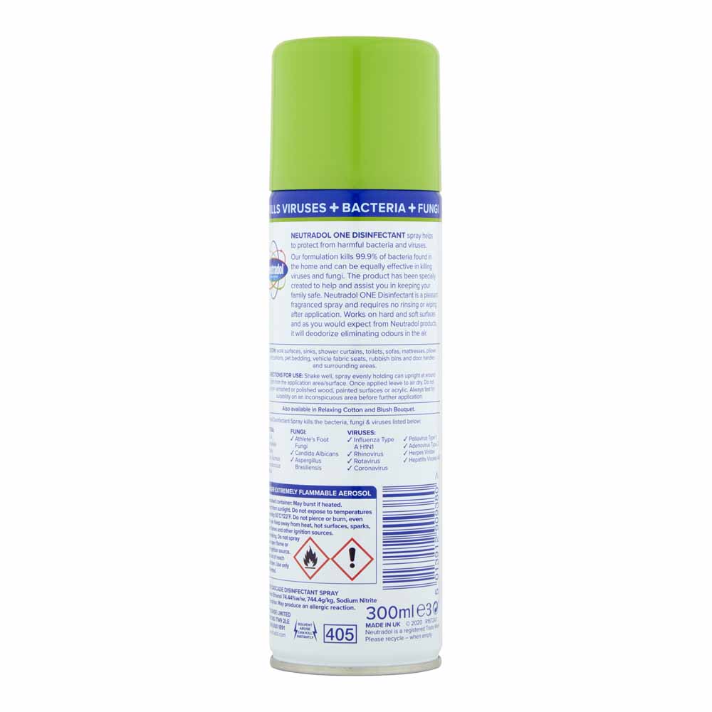 Neutradol ONE Disinfectant Spray Cascade 300ml Image 2