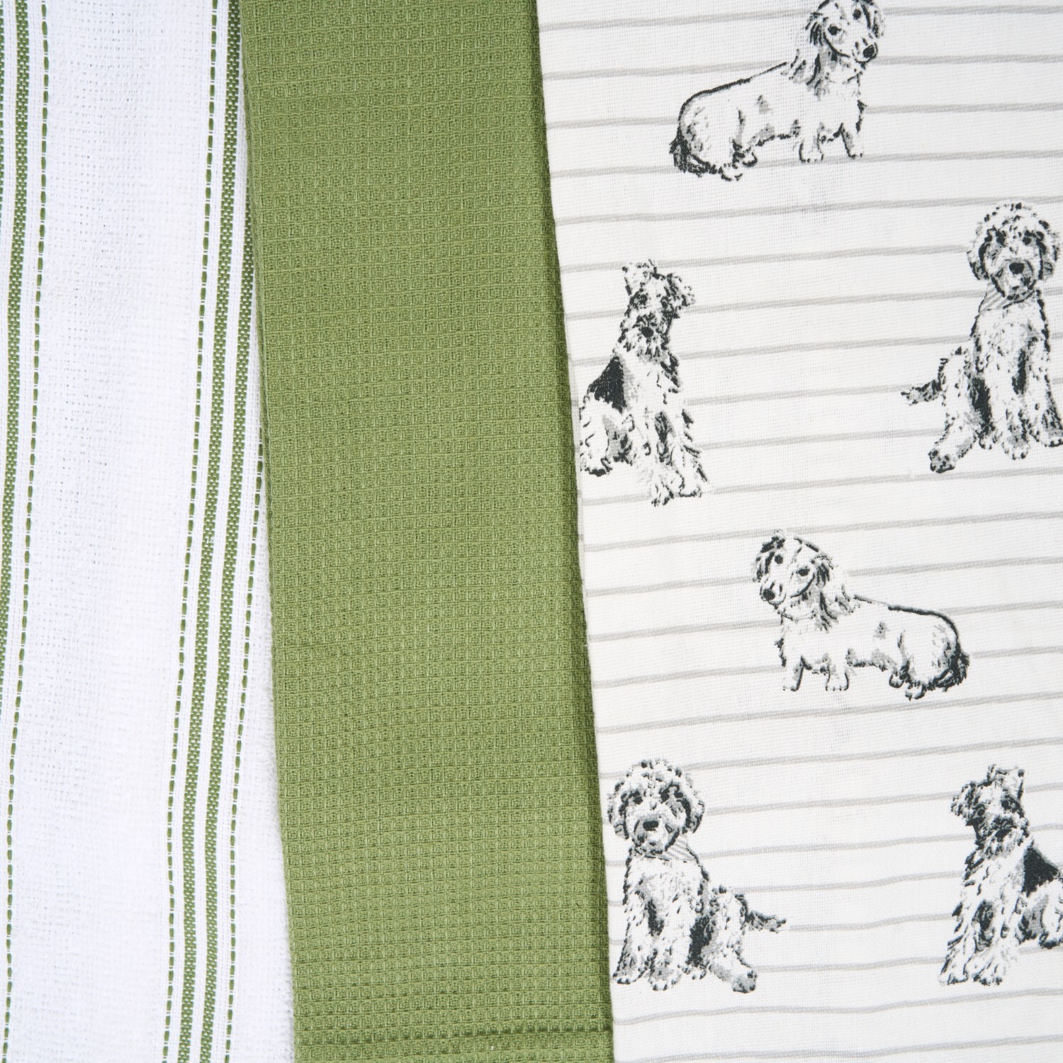 Pack of 3 Waggy Tails Tea Towels Image 4