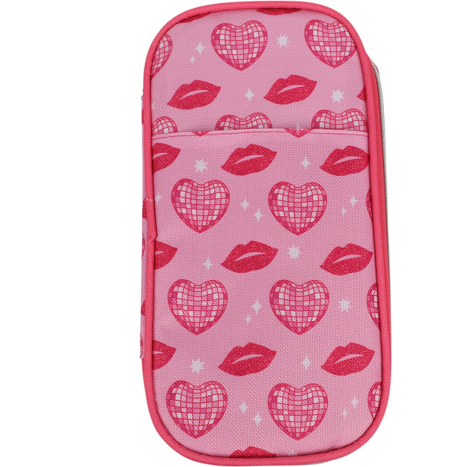 Let's Dance Compartment Pencil Case Pink Image 2