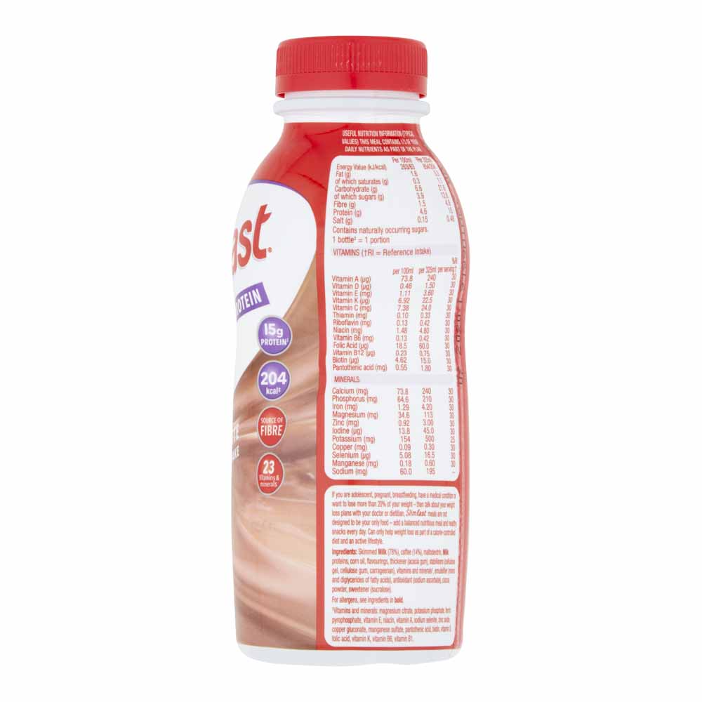 Slimfast Milkshake Bottle Latte 325ml Image 4