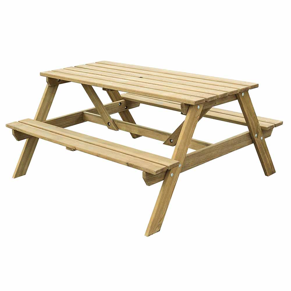 Callow Wooden Picnic Bench Image