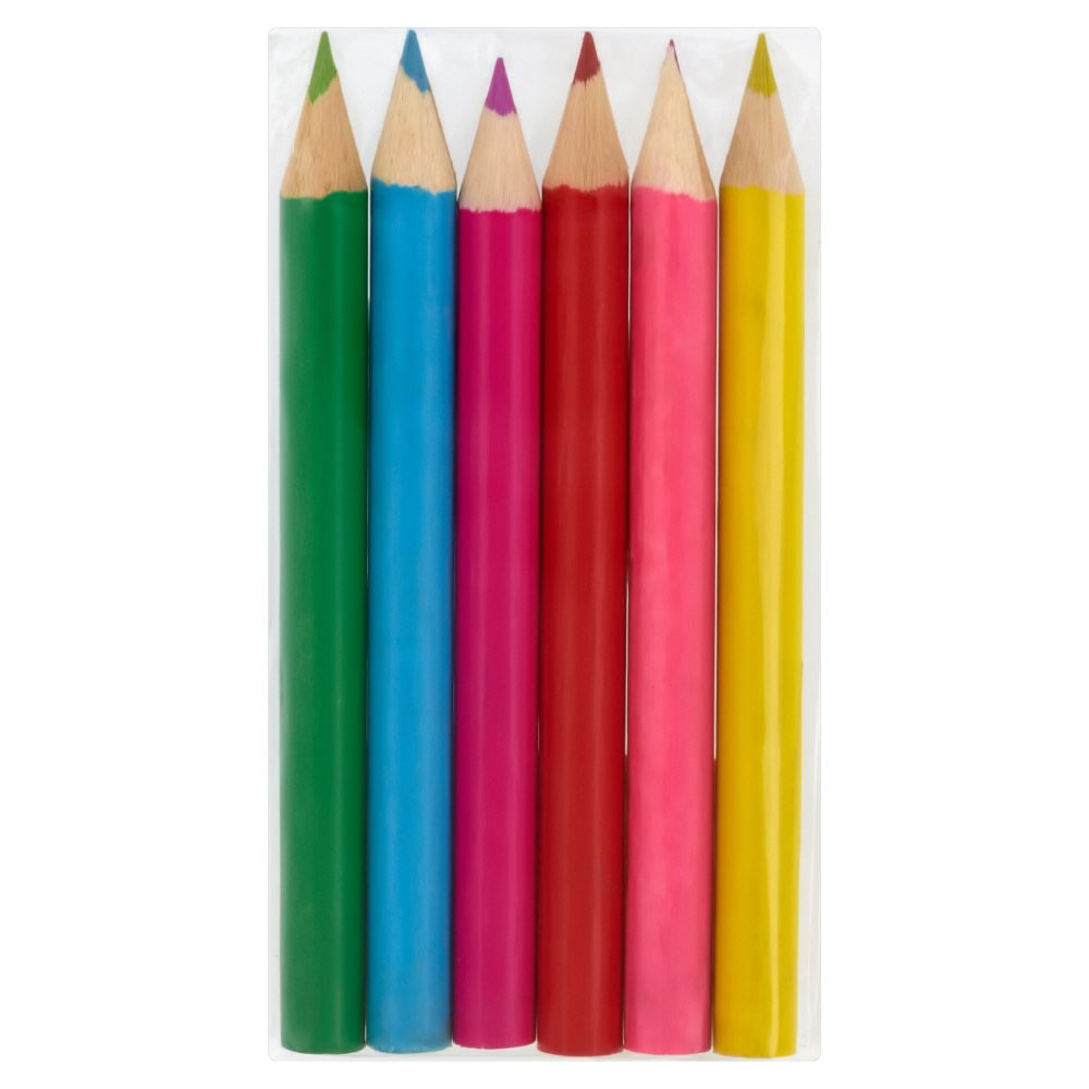 Wilko Colouring Pencils 6 pack Image