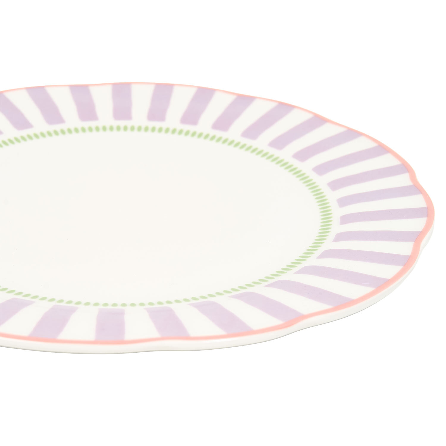 Candy Stripes Dinner Plate Image 4