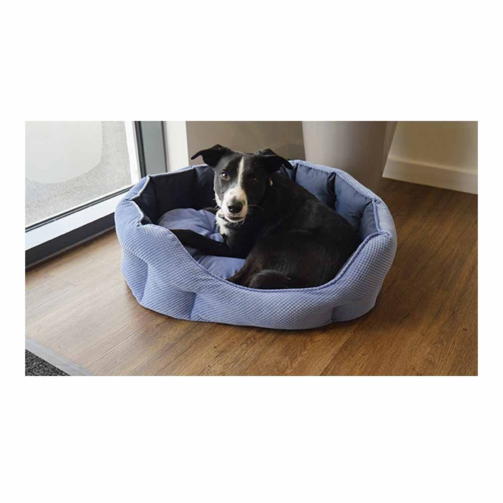 Rosewood Navy Quilted Water-Resistant Pet Bed 78cm Image 5