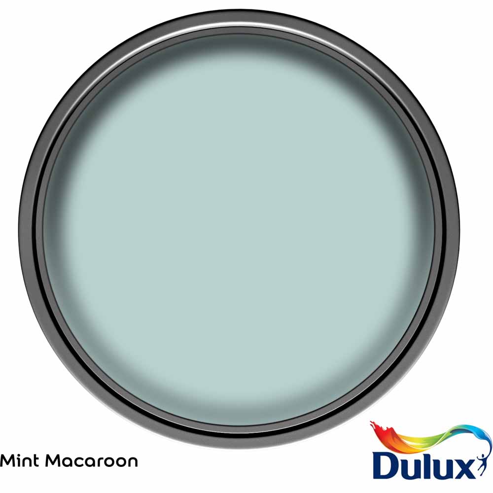 Dulux Walls & Ceilings Mint Macaroon Silk Emulsion Paint 2.5L Image 3