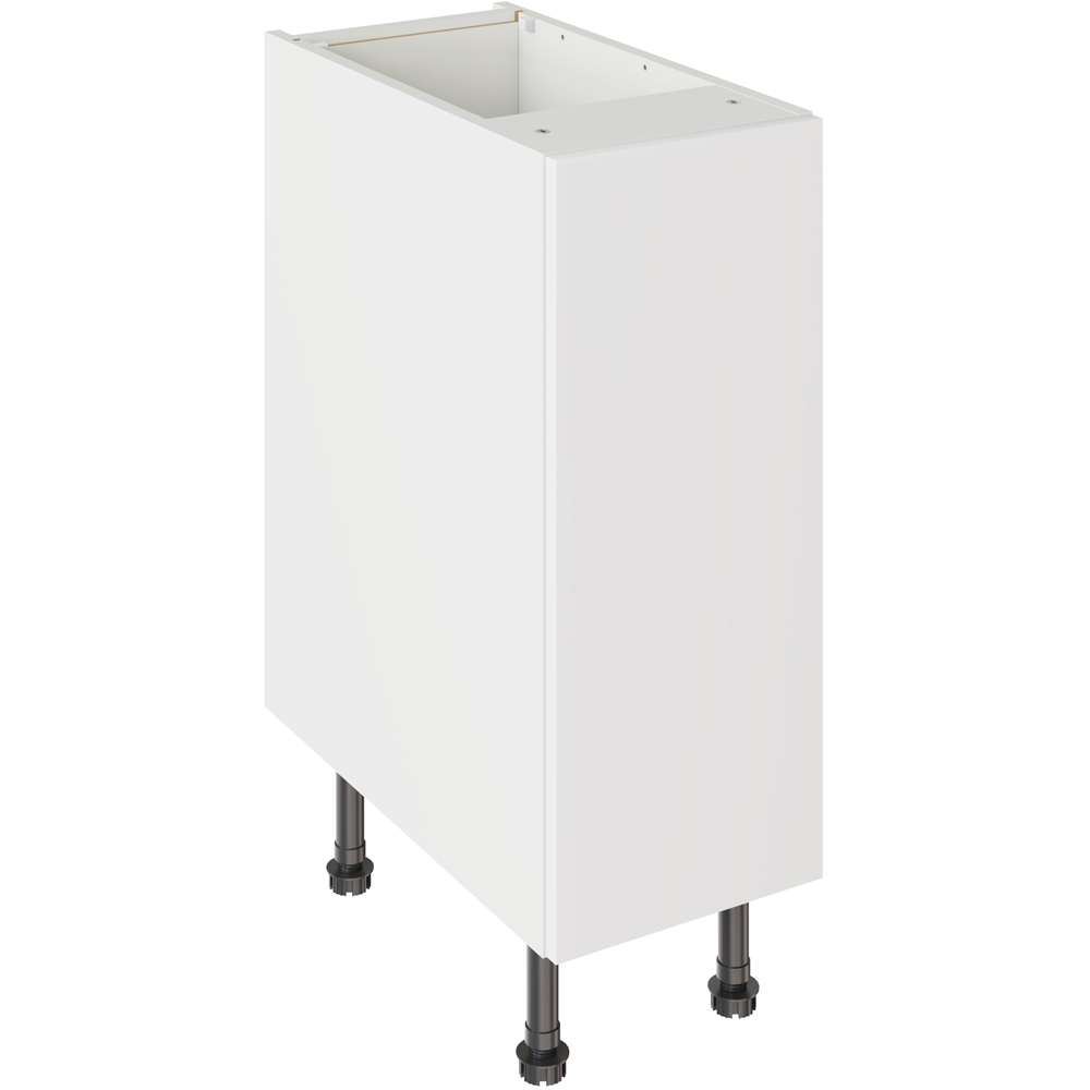 Kitchen Kit Slab Gloss White Base Kitchen Cabinet Flatpack 300mm Image 1