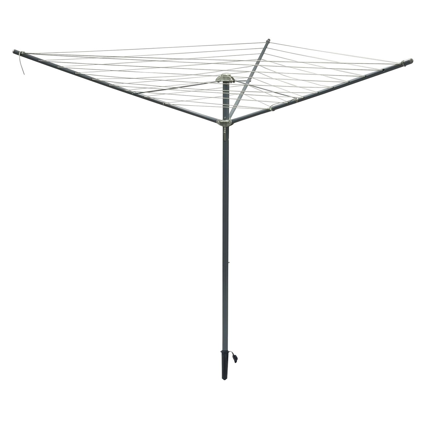 My Laundry 30m 3 Arm Rotary Airer - Grey Image 1