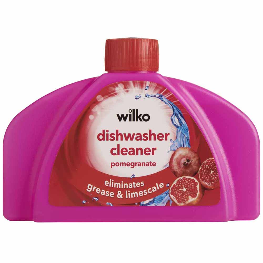 Wilko Dishwasher Cleaner Pink Grapefruit and Pomegranate 250ml Image