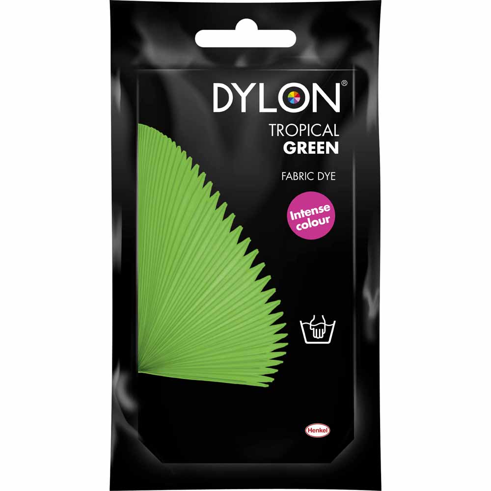 Dylon Tropical Green Fabric Dye 50g Image 1