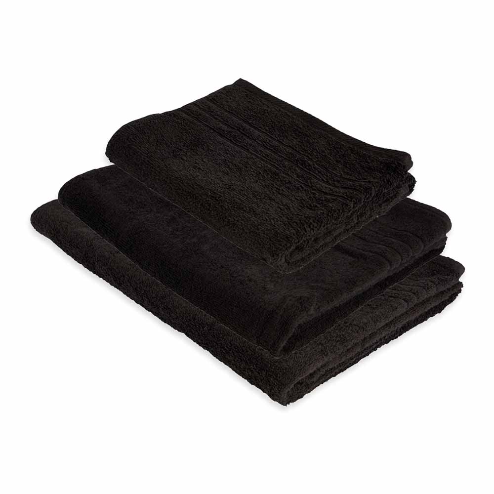 Wilko Black Towel Bundle Image 2
