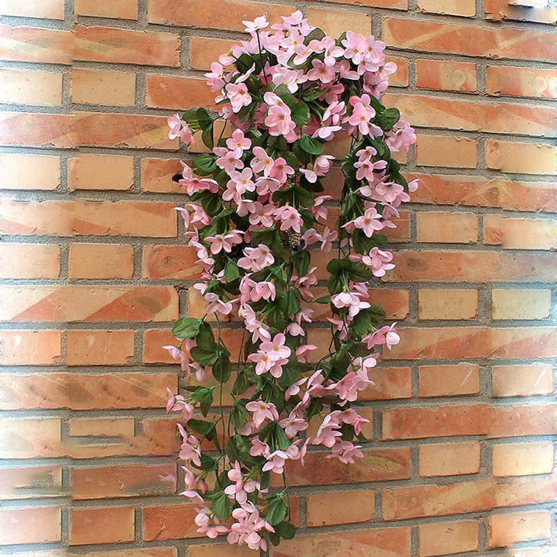 Pink Four-Petal Violet Wall Hanging Image 6