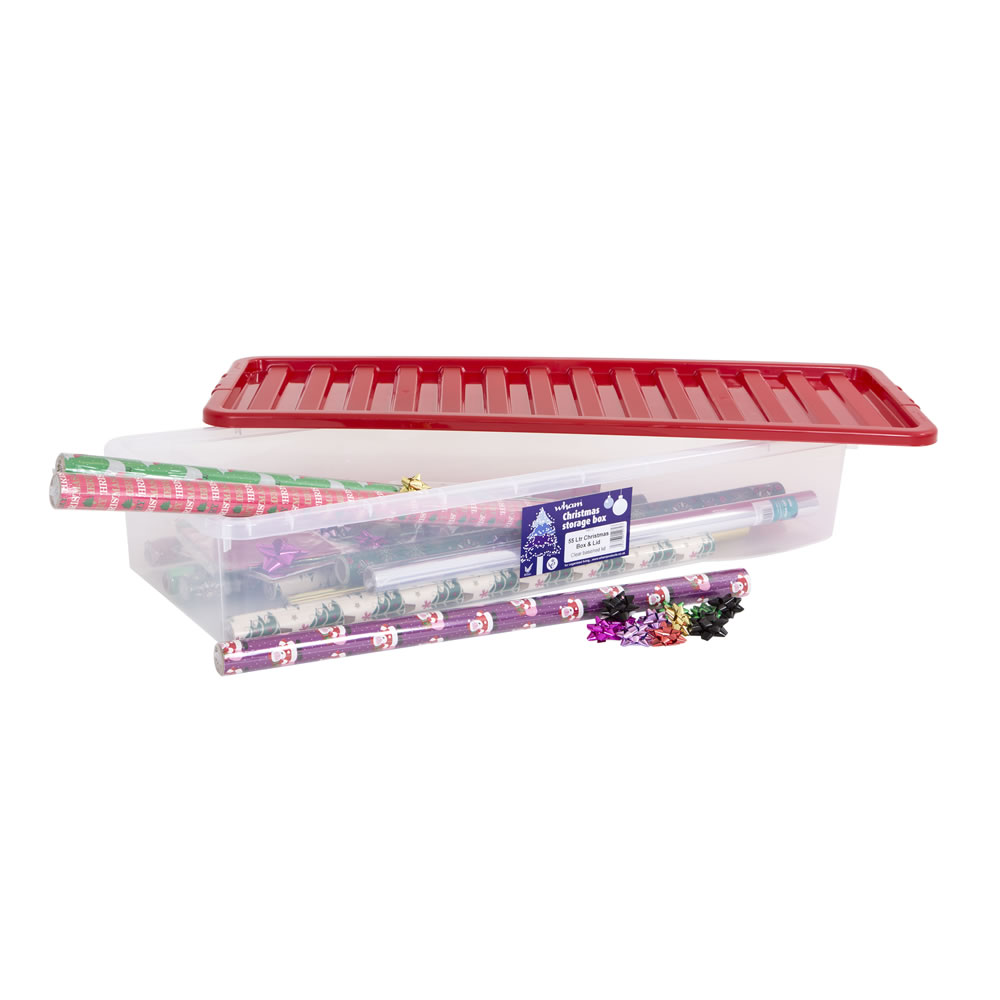 Wham 55L Christmas Storage Box | Wilko