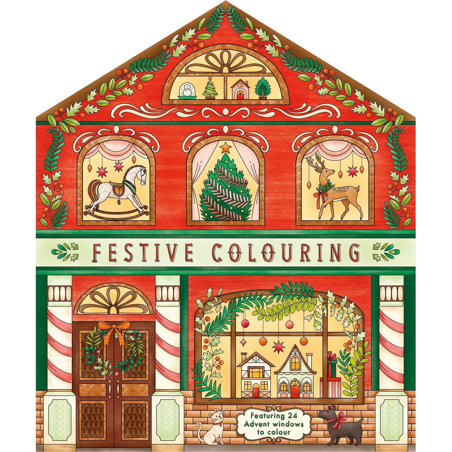 Festive Colouring Book Image 1