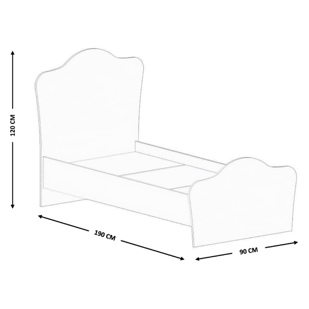 Evu MAISON White Children Bedroom Furniture Set 4 Piece Image 9