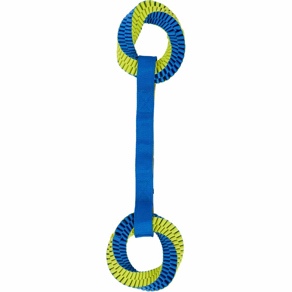 Wilko Dog Toy Double Twisted Ring with Handle Image