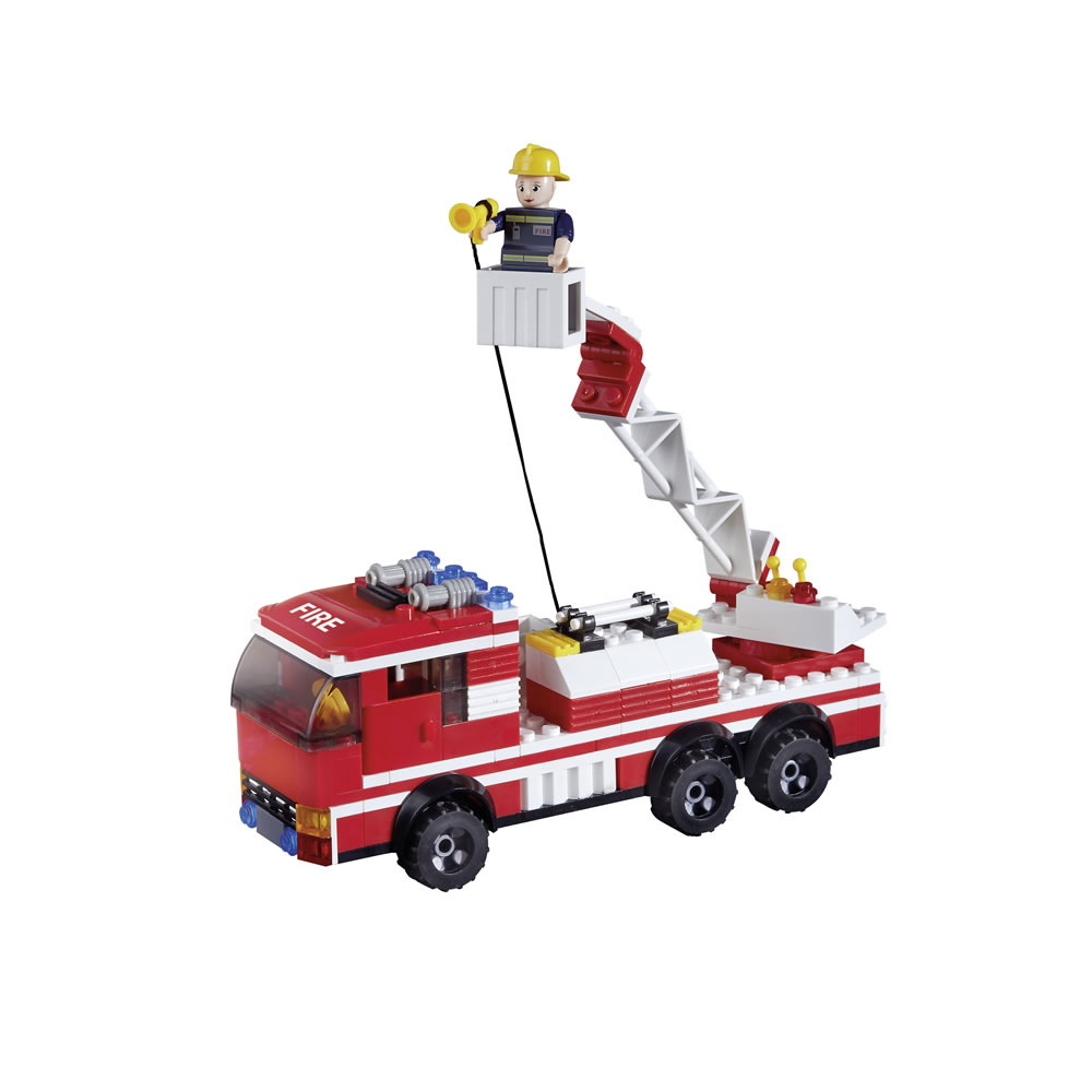 Wilko Blox Fire Engine Medium Set Image 2