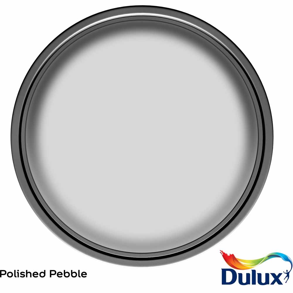 Dulux Walls & Ceilings Polished Pebble Silk Emulsion Paint 2.5L Image 3