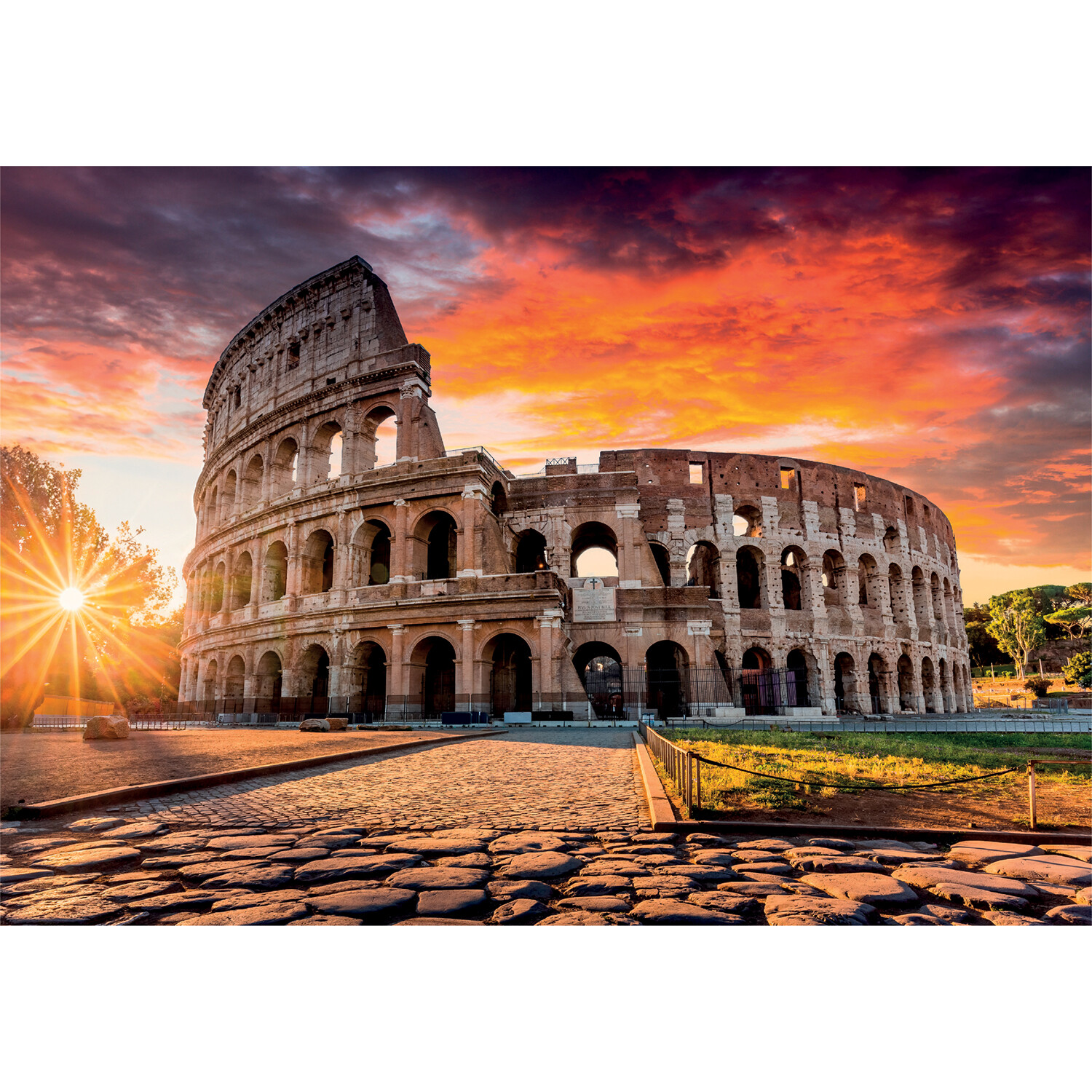 Roman Sunset 1000 Piece Jigsaw Puzzle Image 3