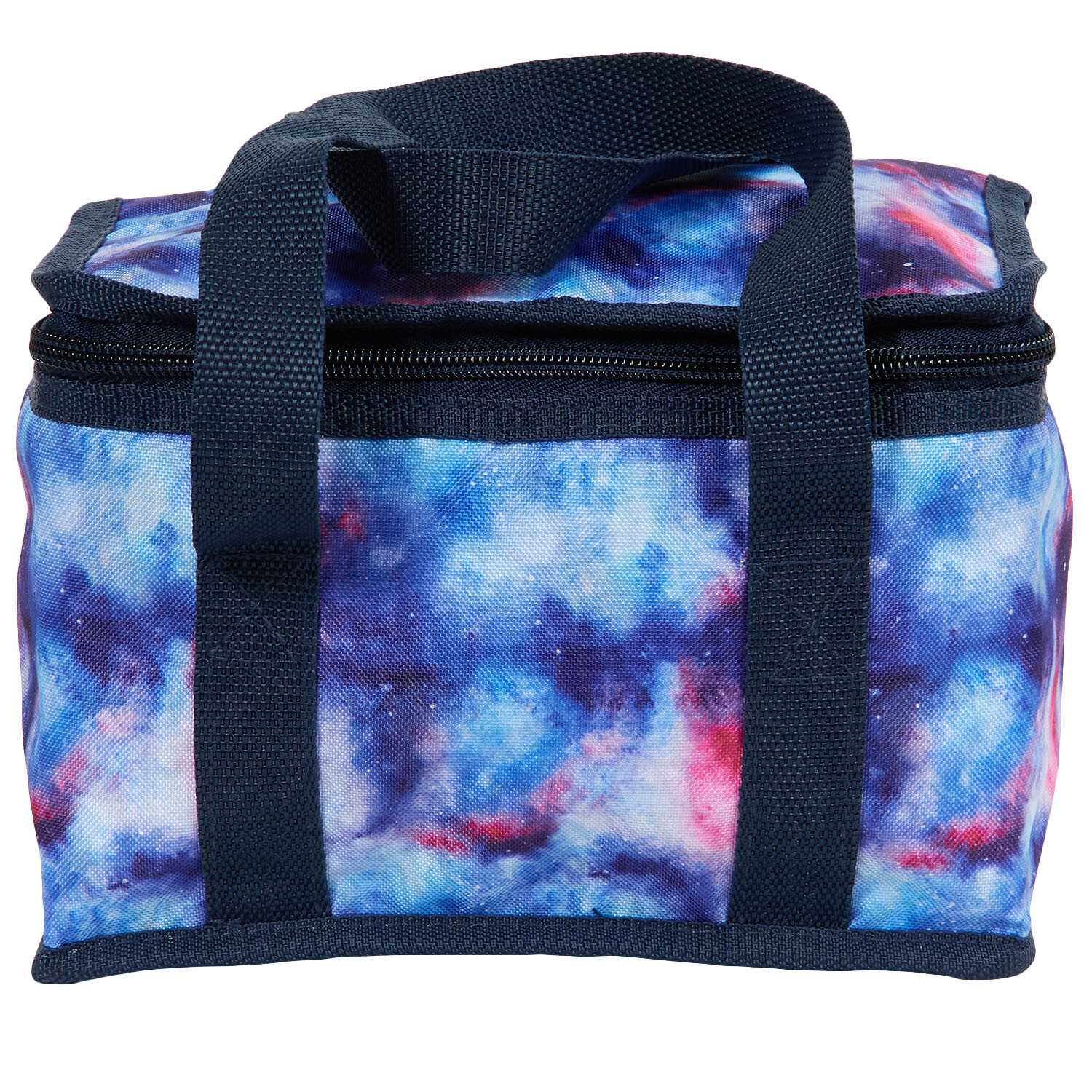 Galaxy or Indigo Tie Die Insulated Lunch Bag - Blue Image 4