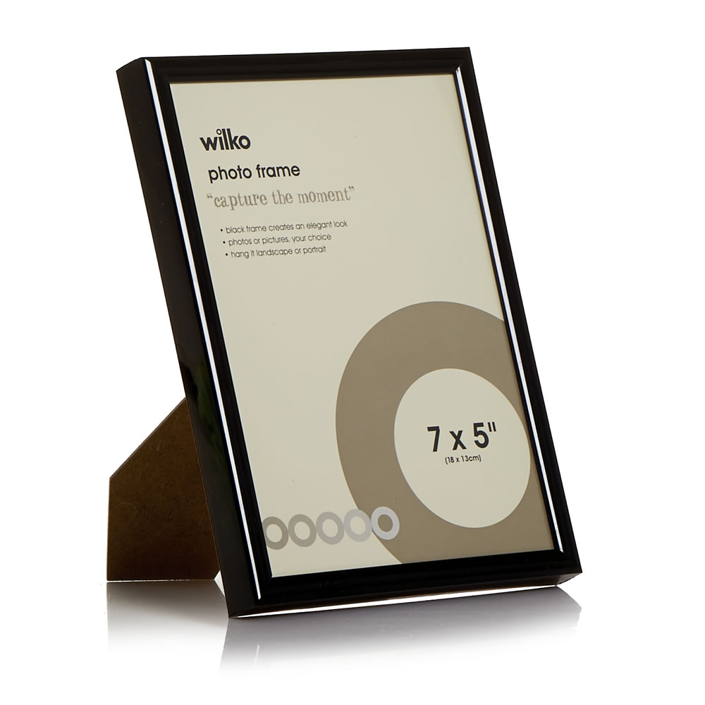 Wilko Black Easy Photo Frame 7 x 5 Inch Image 2