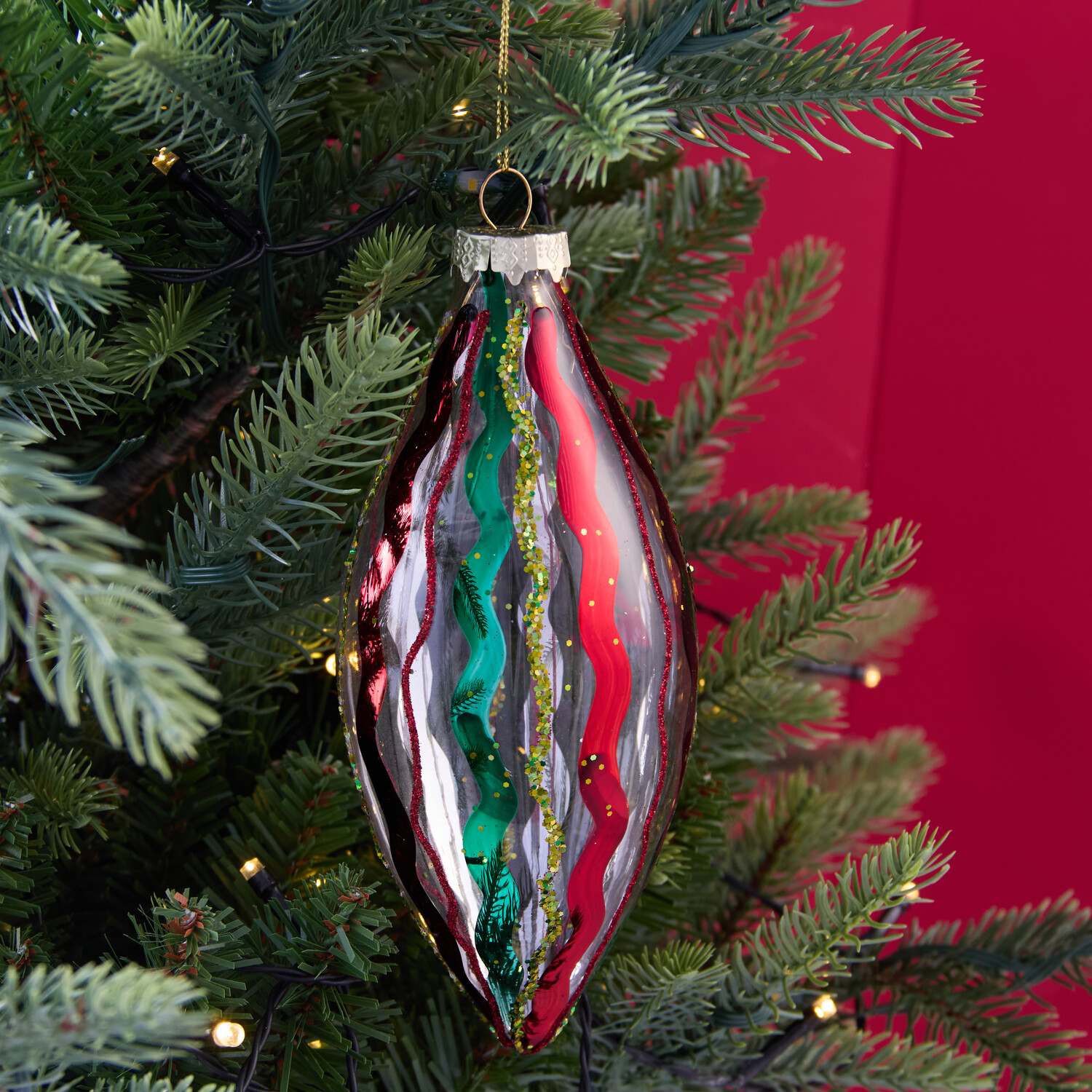 Wavy Glass Bauble Image 3