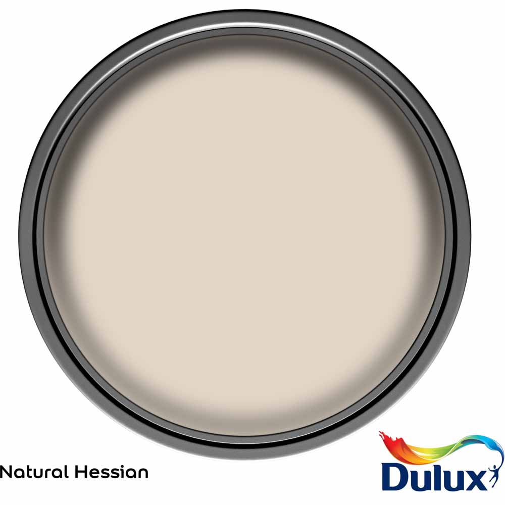 Dulux Easycare Bathroom Walls & Ceilings Natural Hessian Soft Sheen Emulsion Paint 2.5L Image 3