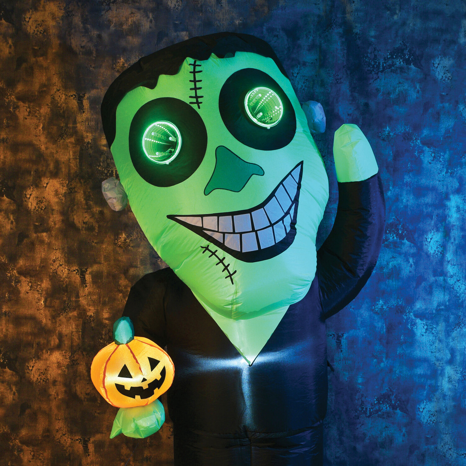 6ft Inflatable Frankenstein's Monster Halloween Decoration - Green Image 2