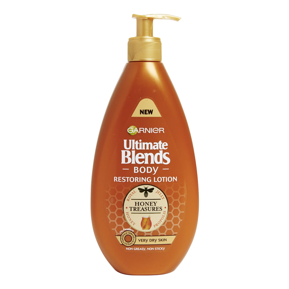 Garnier Ultimate Blends Honey Body Lotion Very Dry Skin 400ml Image