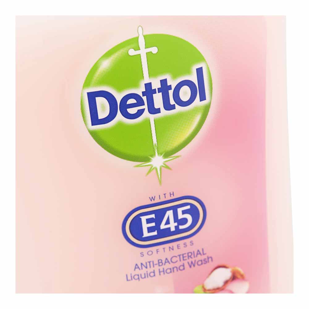 Dettol with E45 No Touch Rose and Shea Butter Liquid Hand Wash 250ml Image 3