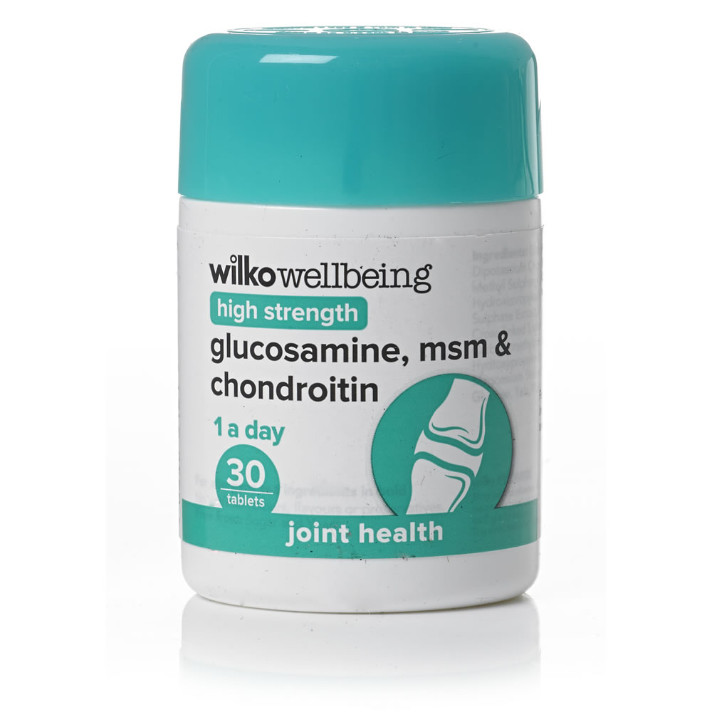 Wilko High Strength Glucosamine and Chondroitin Tablets 30 pack Image