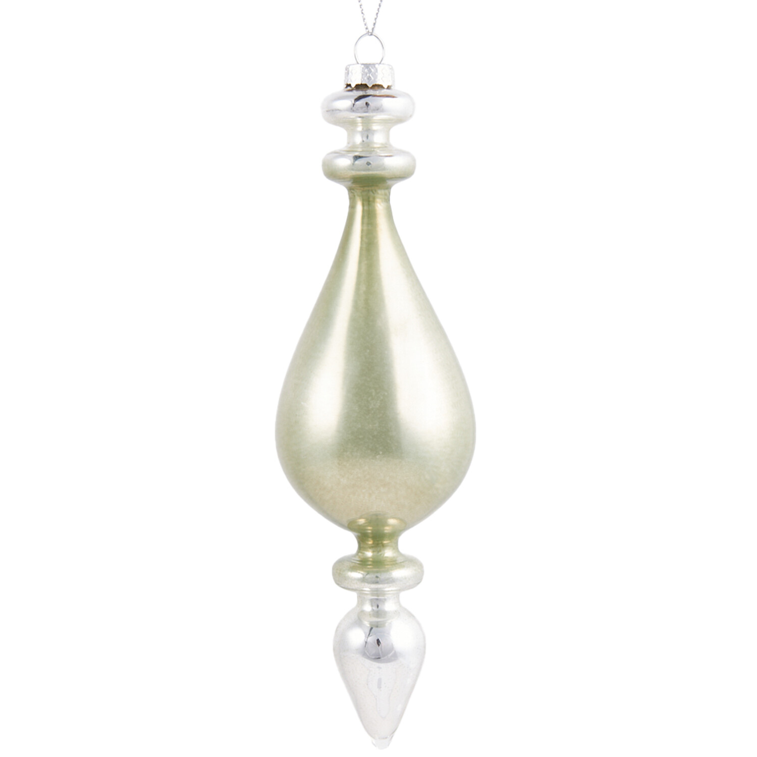 Sage and Silver Antique Droplet - Sage and Silver Image 2