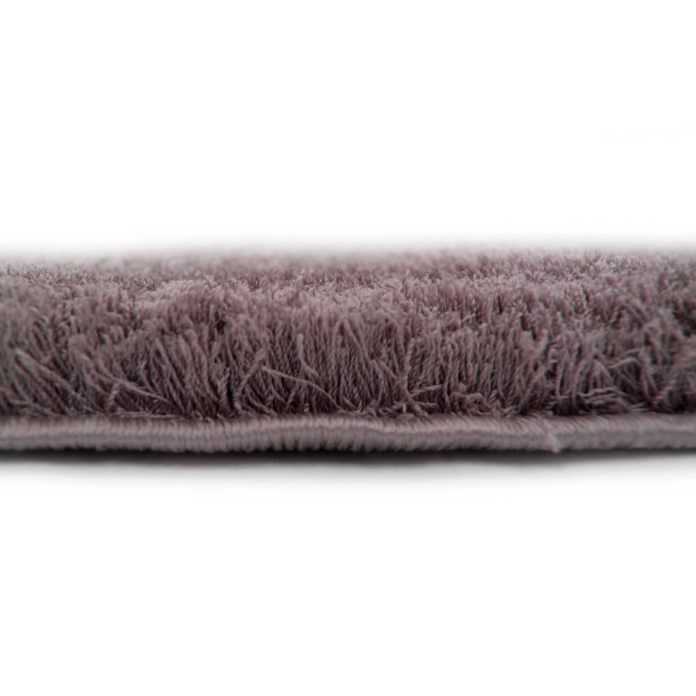 Textiles Lush Shaggy Rug Violet 120 x 170cm Image 3