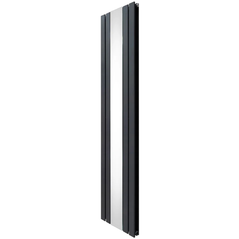 Monster Shop 6012BTU Anthracite Grey Flat Panel Mirror Radiator 1800 x 425mm Image 3