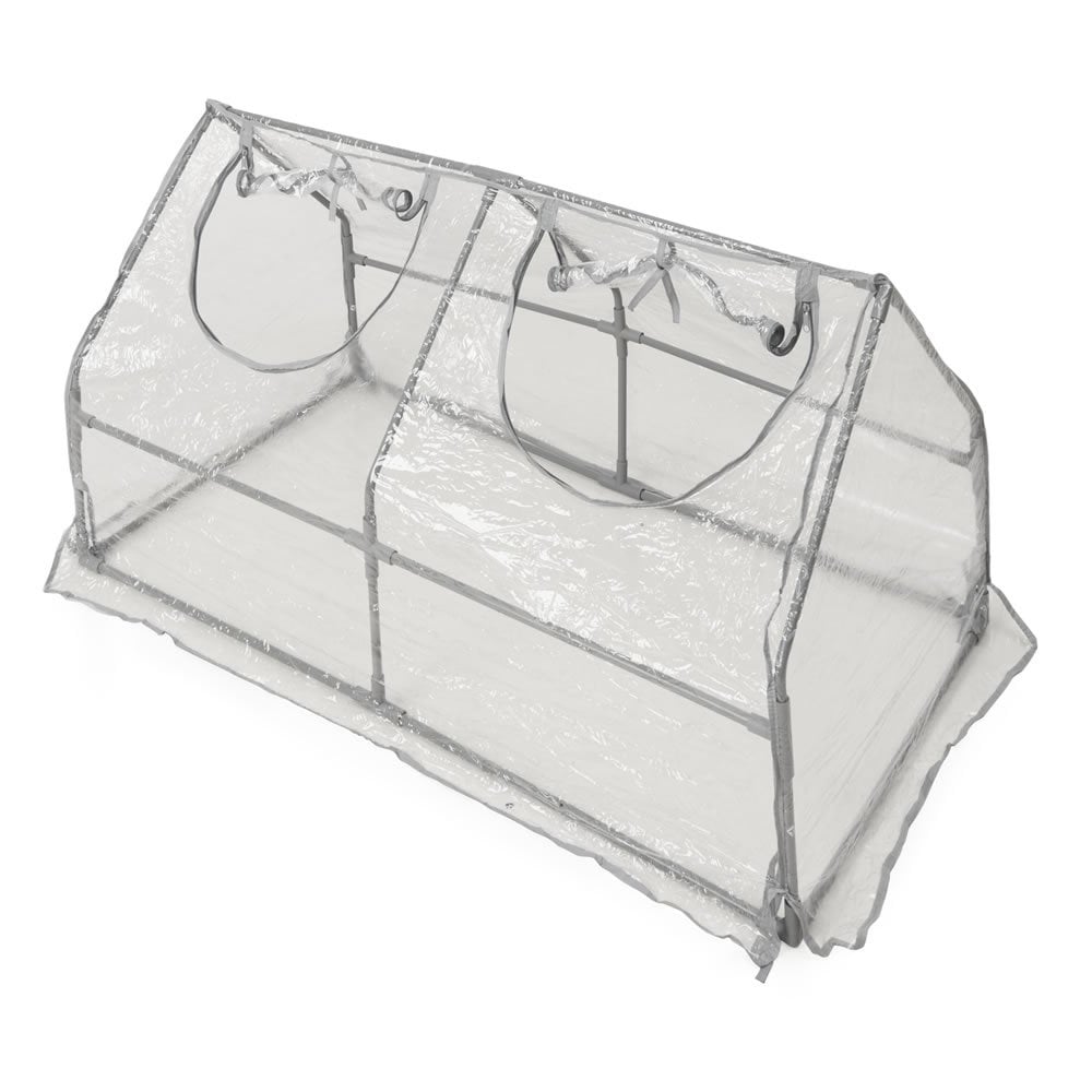 Wilko PVC Cloche Greenhouse with 2 Openings H60 x W120 x D60cm Image 3
