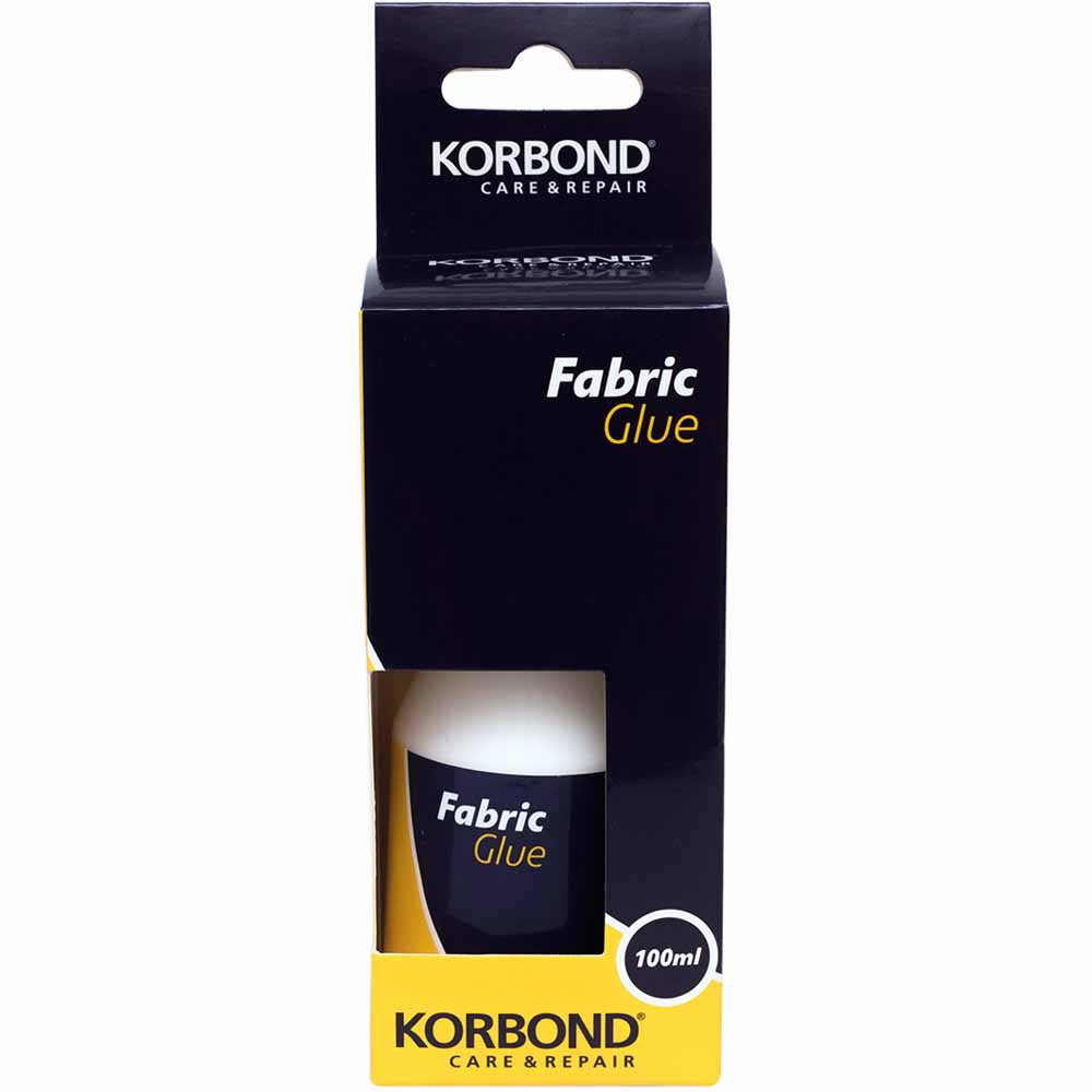 Korbond Fabric Glue 100ml Wilko