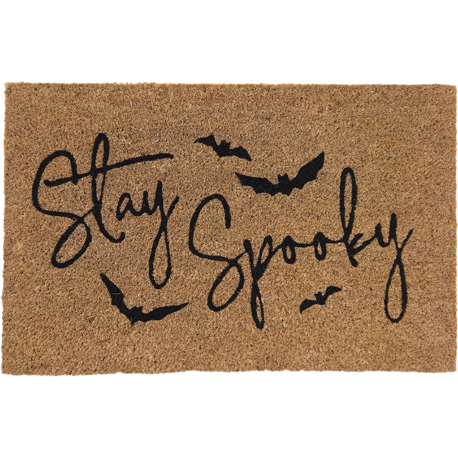 Halloween Printed Coir Mat - Brown Image 1