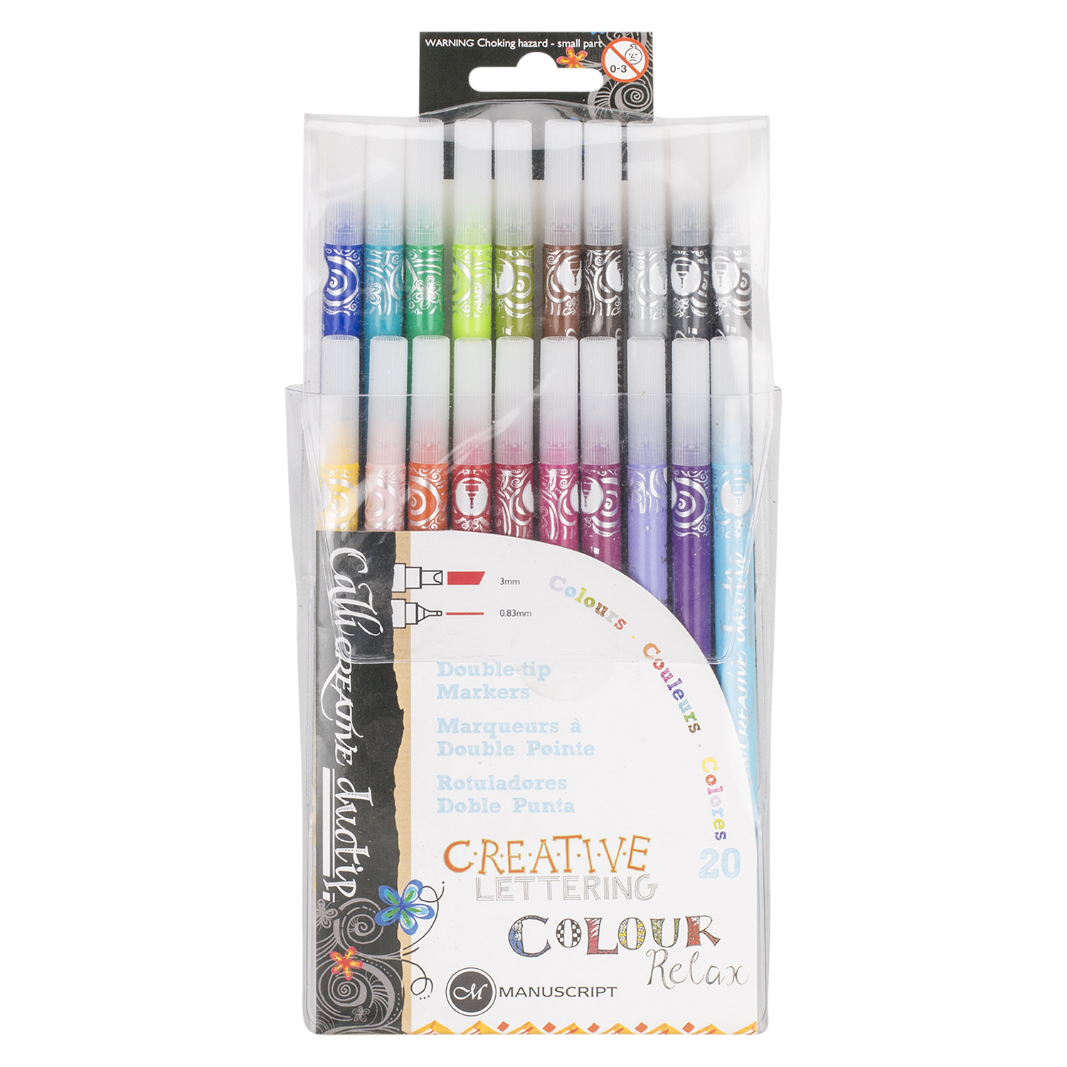 Pack of 20 Callicreative DuoTip Markers Image