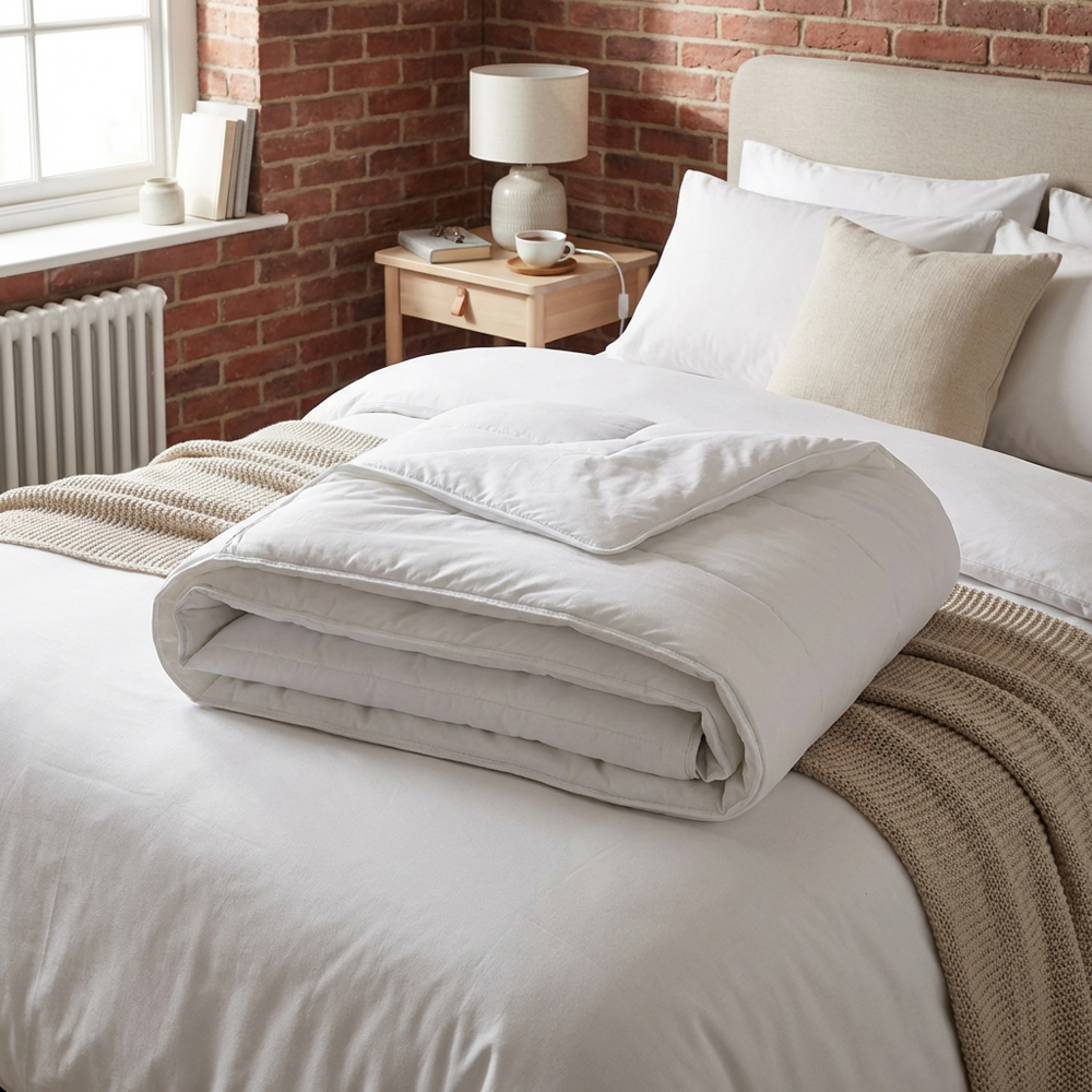 All Seasons Duvet  - White / Superking Image 5