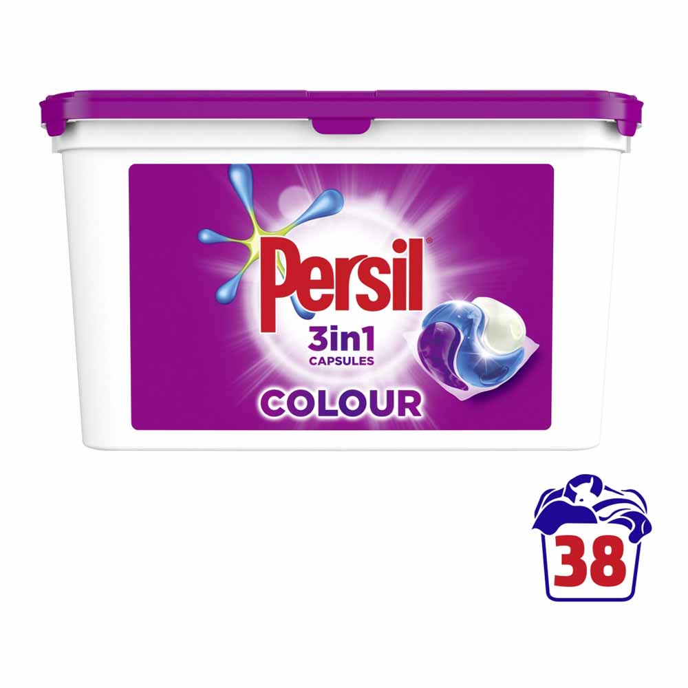 Persil 3in1 Colour Capsules 38 Wash Image 1