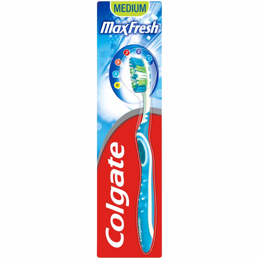 Colgate Max Fresh Medium Toothbrush Image 1