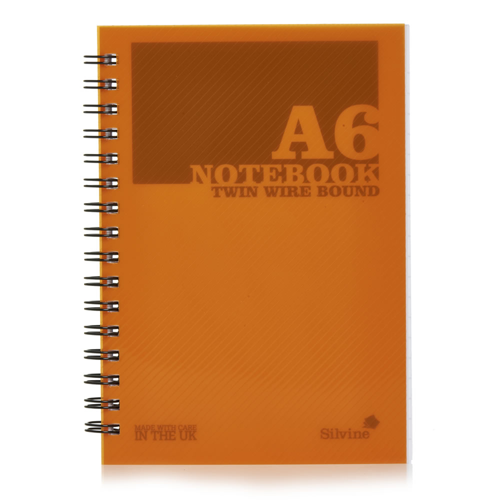 Silvine Wirebound Notebook A6 Wilko
