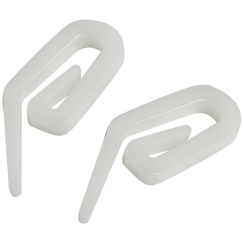 Speedy - Accessories Curtain Hooks, White, 20 Pack