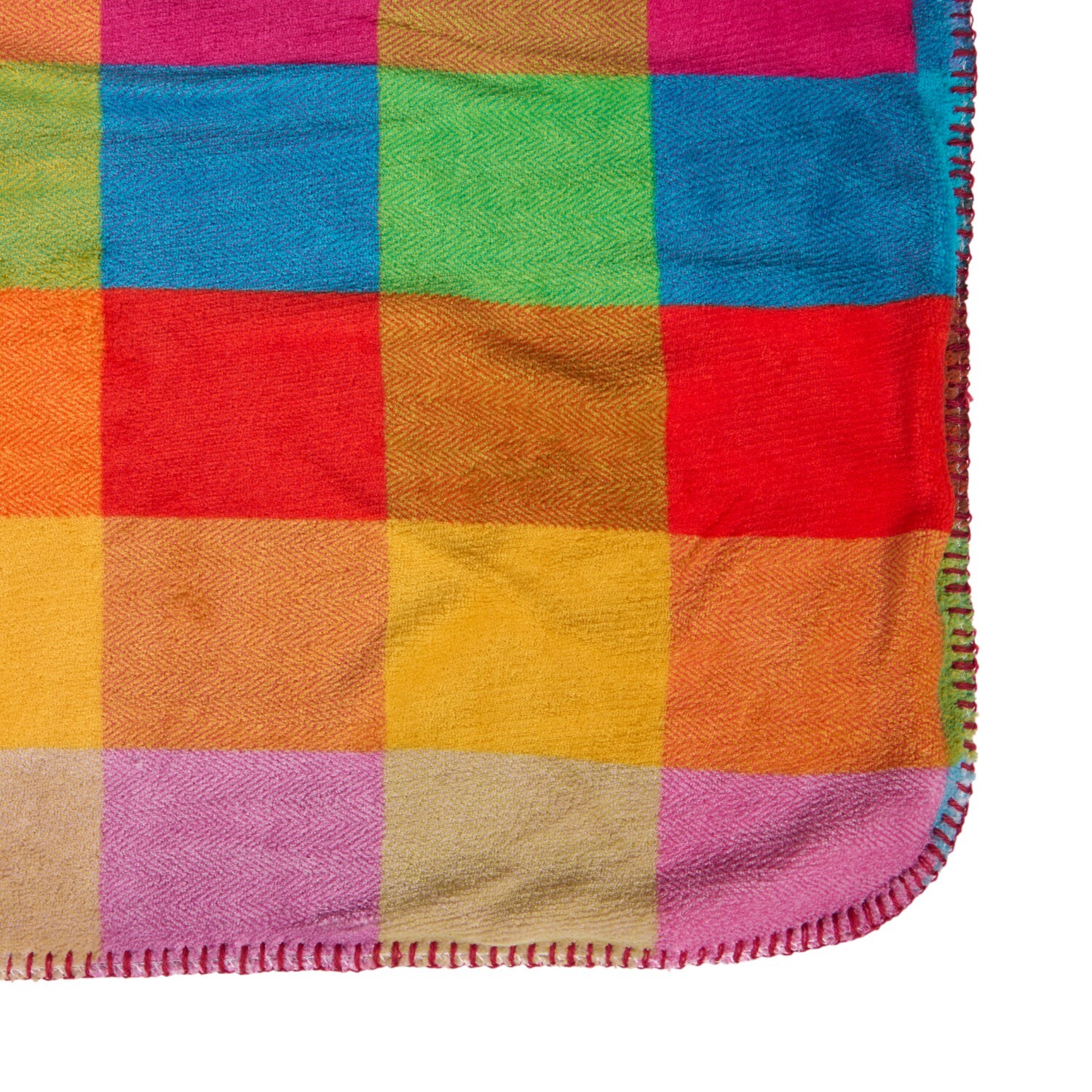 Multicolour Jester Check Throw Multicolour Image 4