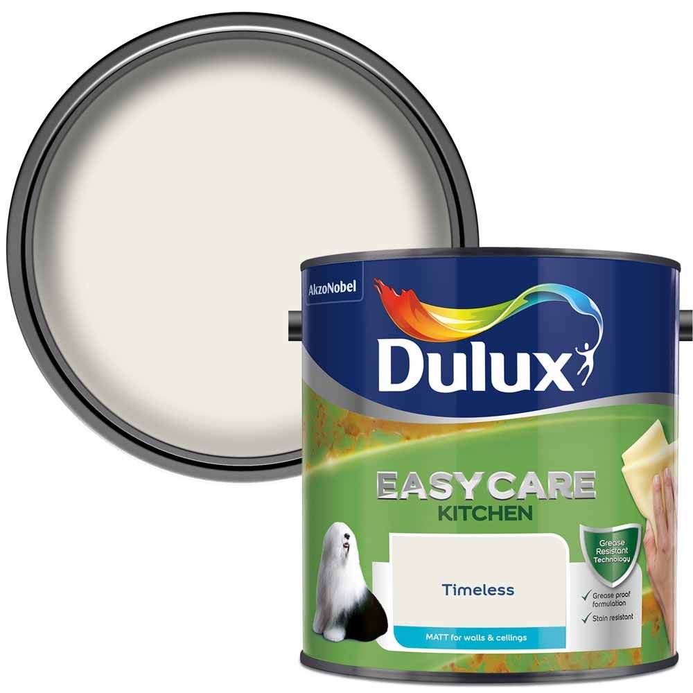 Dulux Easycare Kitchen Timeless Matt Emulsion Paint 2.5L Image 1